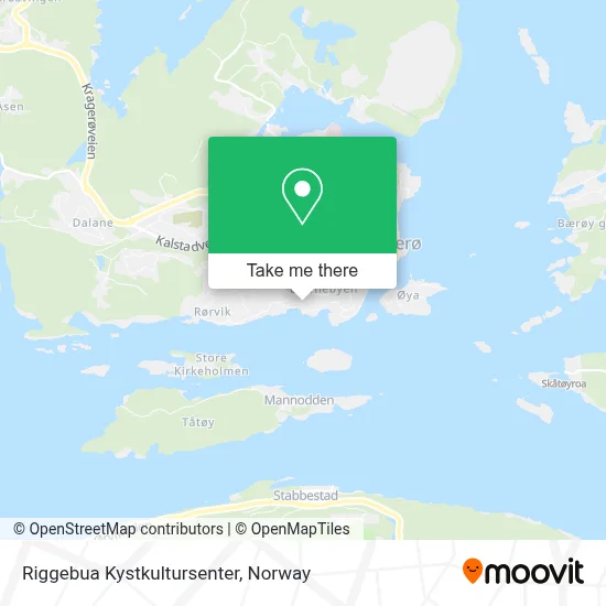 Riggebua Kystkultursenter map