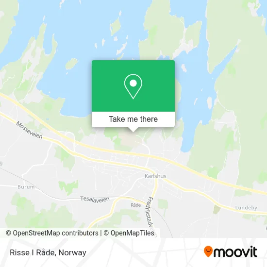 Risse I Råde map