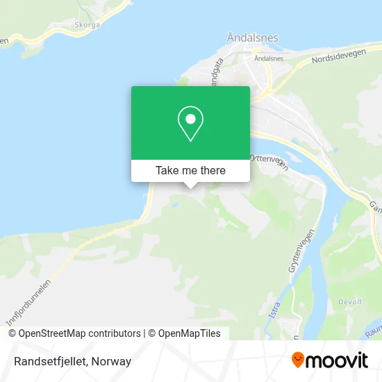 Randsetfjellet map
