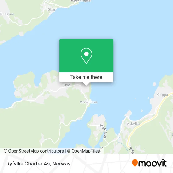 Ryfylke Charter As map