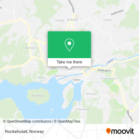 Rockehuset map