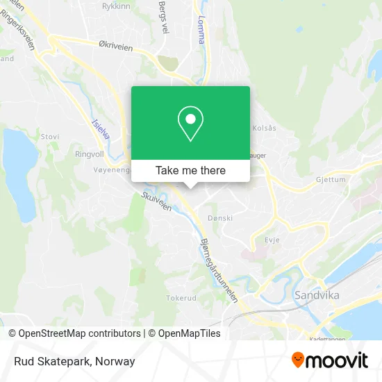 Rud Skatepark map
