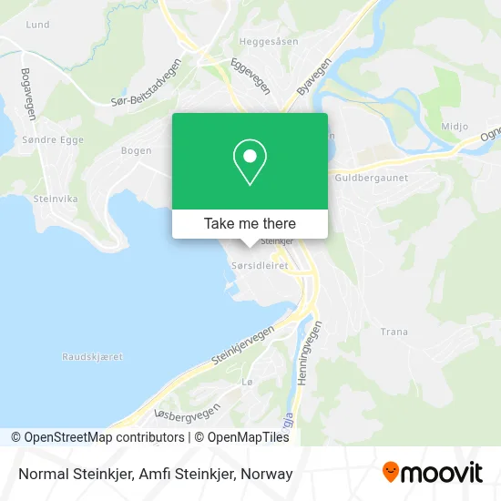 Normal Steinkjer, Amfi Steinkjer map