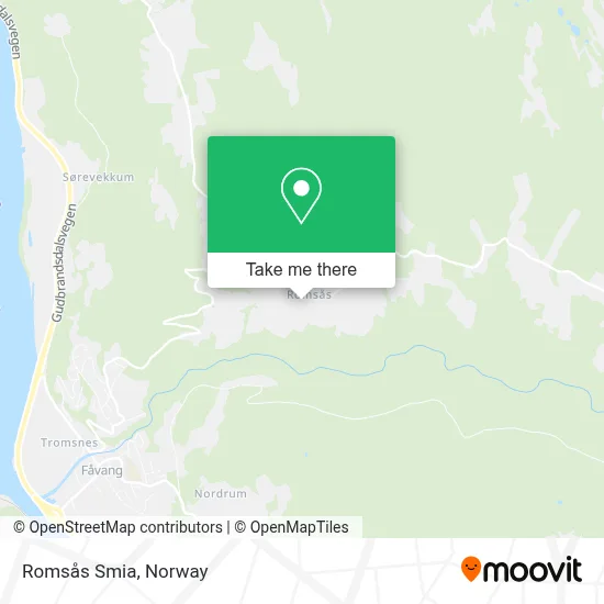 Romsås Smia map