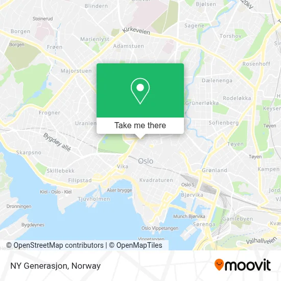 NY Generasjon map