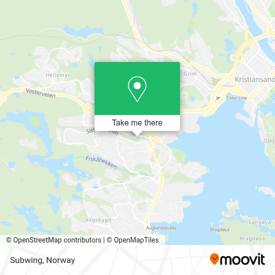 Subwing map