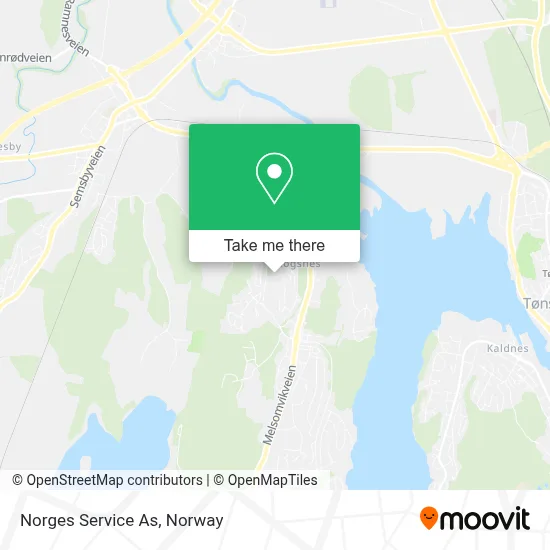 Norges Service As map