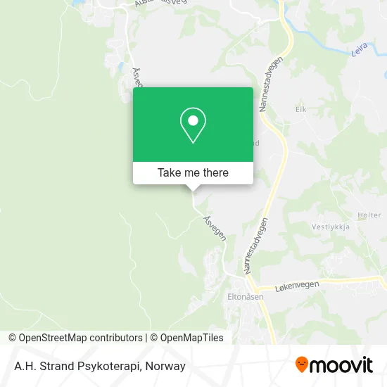 A.H. Strand Psykoterapi map