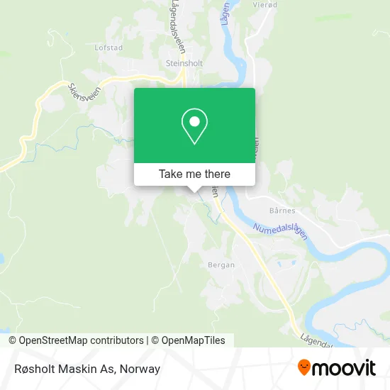 Røsholt Maskin As map