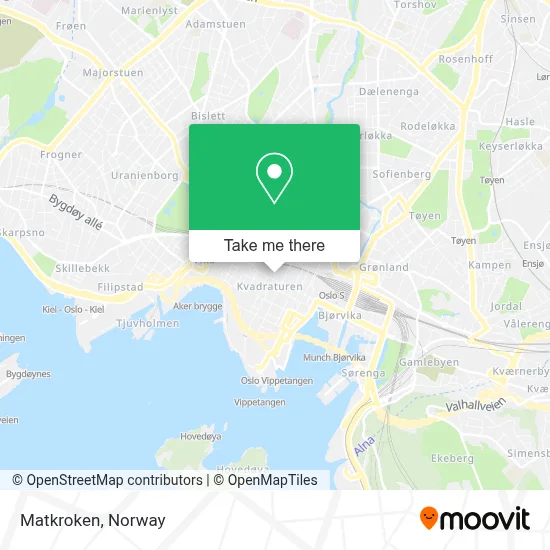 Matkroken map