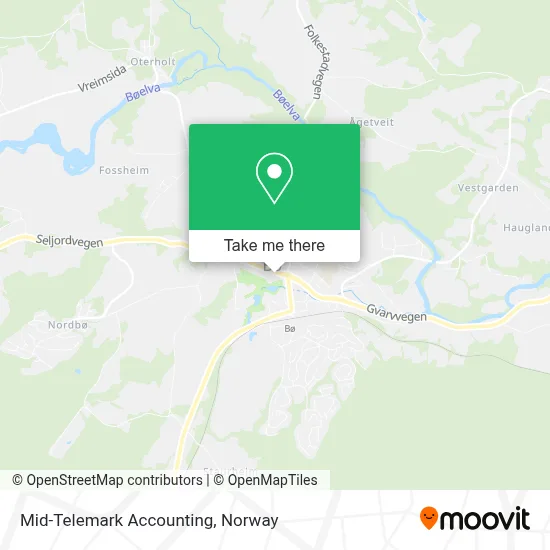 Mid-Telemark Accounting map