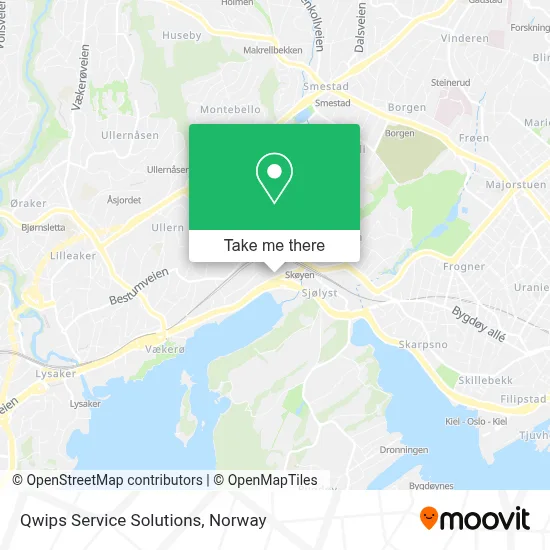 Qwips Service Solutions map