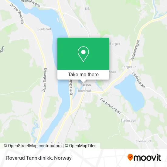 Roverud Tannklinikk map