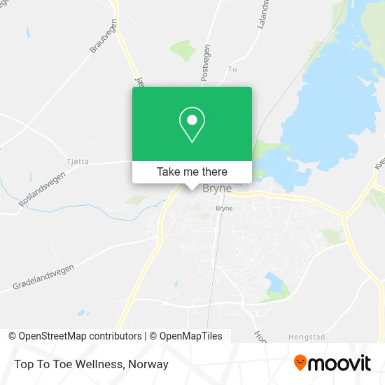 Top To Toe Wellness map