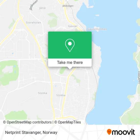 Netprint Stavanger map