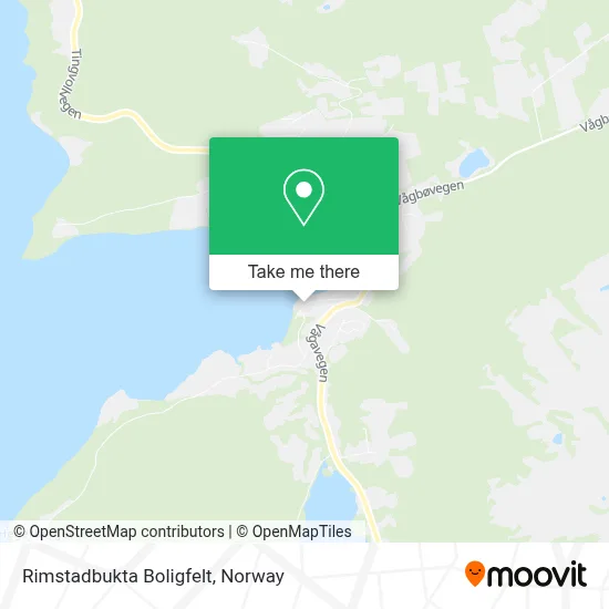 Rimstadbukta Boligfelt map