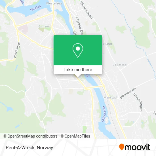 Rent-A-Wreck map