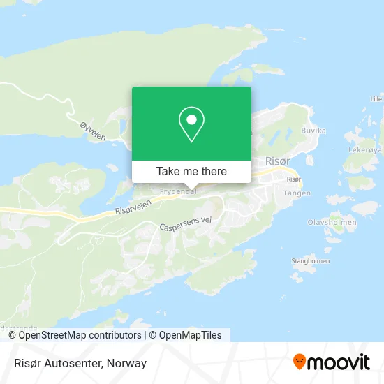 Risør Autosenter map