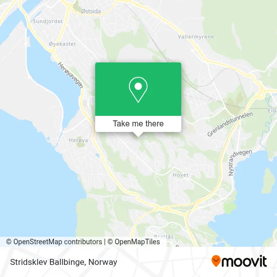 Stridsklev Ballbinge map