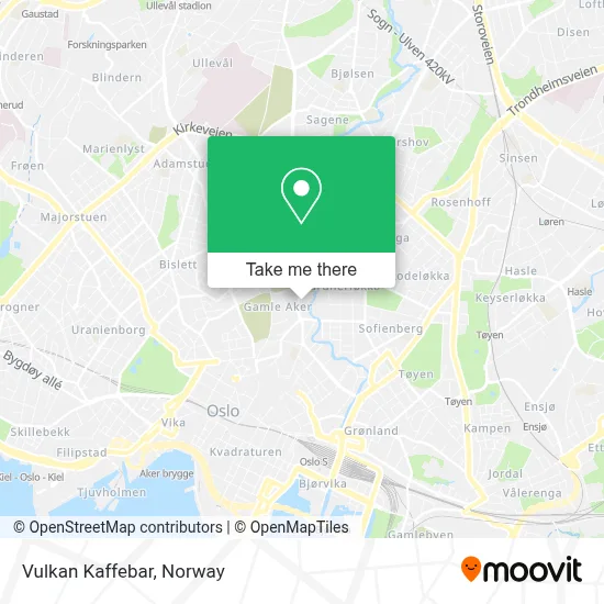 Vulkan Kaffebar map