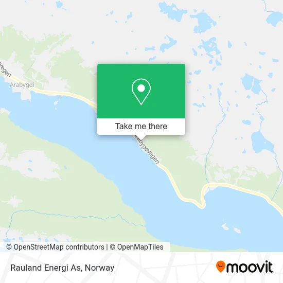Rauland Energi As map