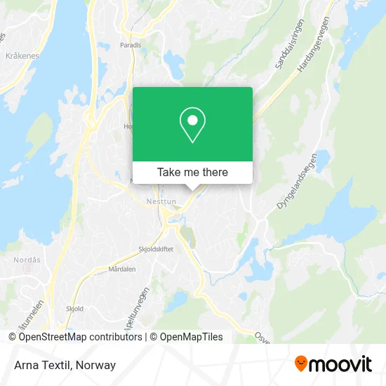 Arna Textil map