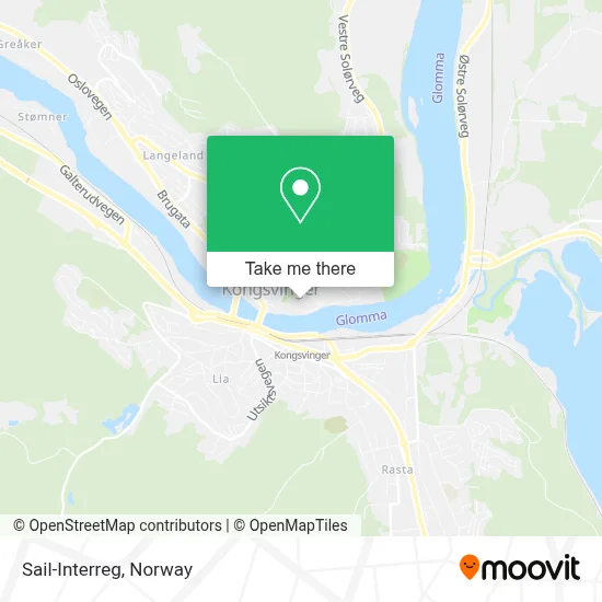 Sail-Interreg map