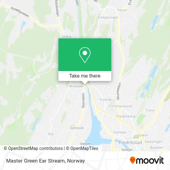 Master Green Ear Stream map