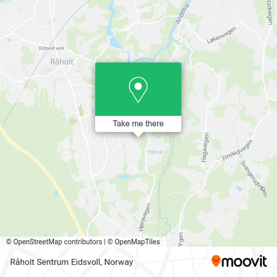 Råholt Sentrum Eidsvoll map