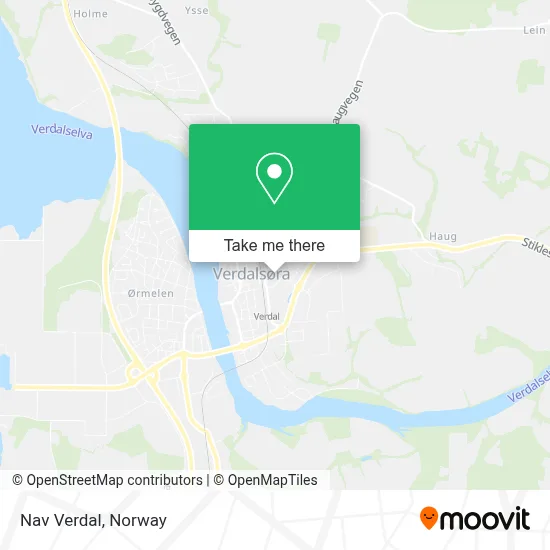 Nav Verdal map