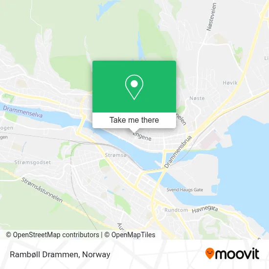 Rambøll Drammen map