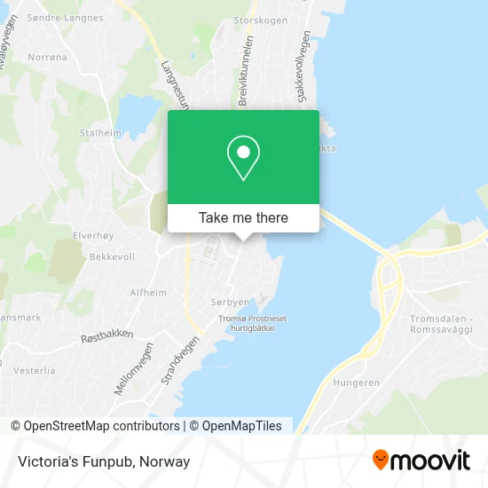 Victoria's Funpub map