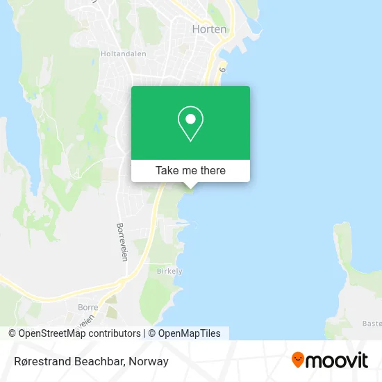Rørestrand Beachbar map