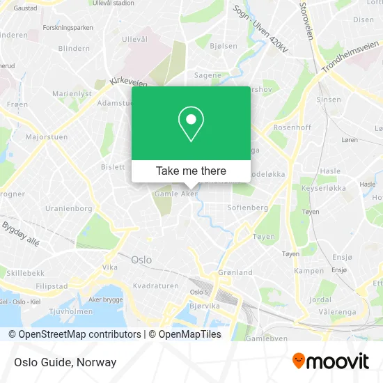 Oslo Guide map
