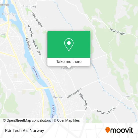 Rør Tech As map
