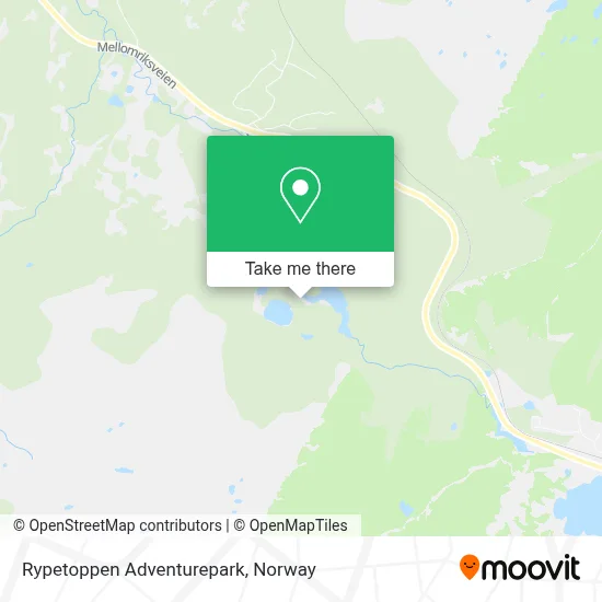 Rypetoppen Adventurepark map
