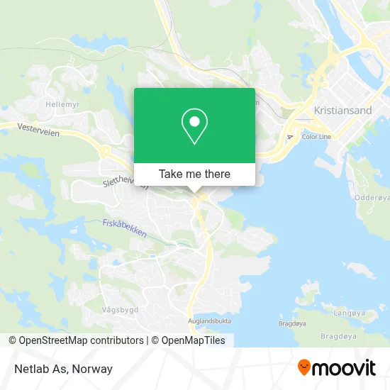 Netlab As map