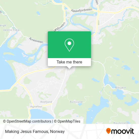 Making Jesus Famous map