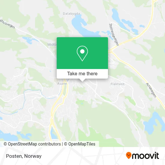 Posten map