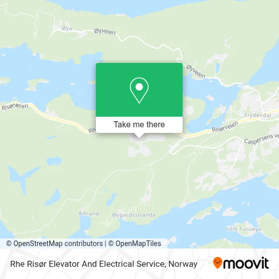 Rhe Risør Elevator And Electrical Service map