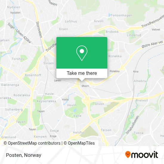 Posten map