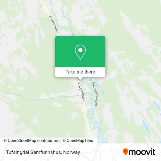 Tufsingdal Samfunnshus map