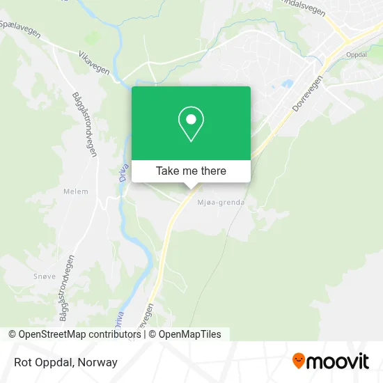 Rot Oppdal map