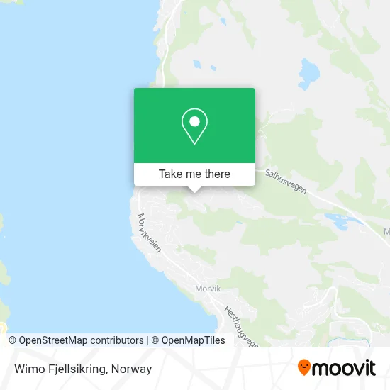 Wimo Fjellsikring map