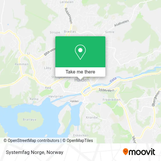 Systemfag Norge map