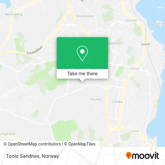 Tools Sandnes map