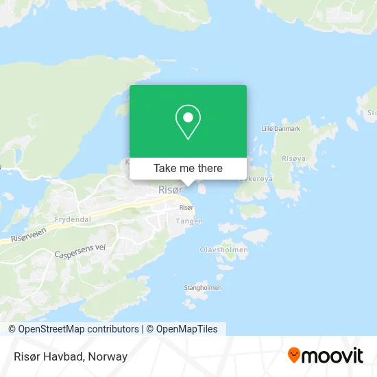 Risør Havbad map