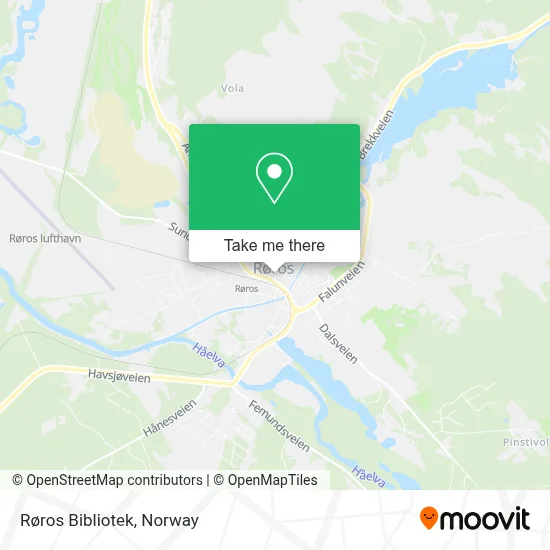 Røros Bibliotek map