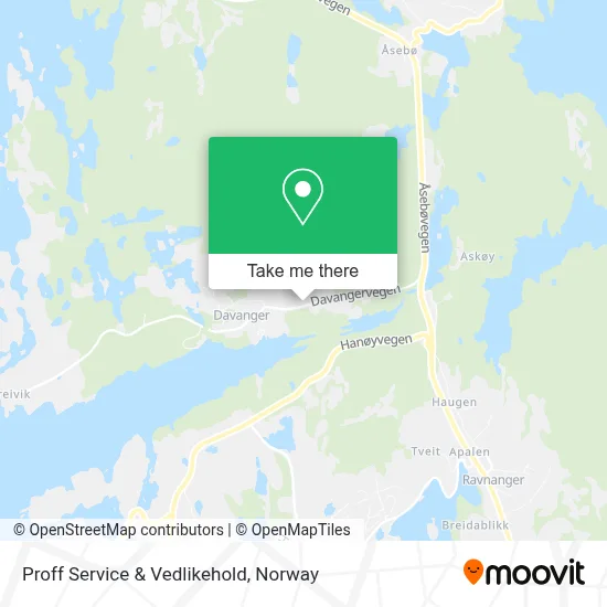 Proff Service & Vedlikehold map