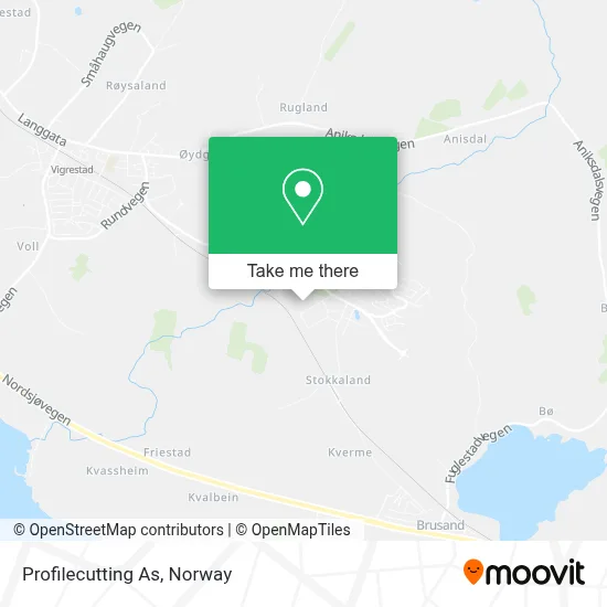 Profilecutting As map
